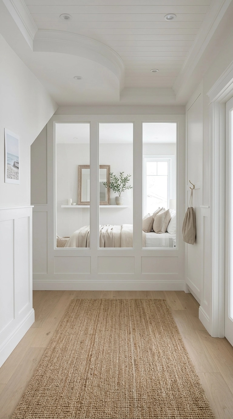 Interior design in Coastal / Hamptons style — Hallway by GenRoom AI