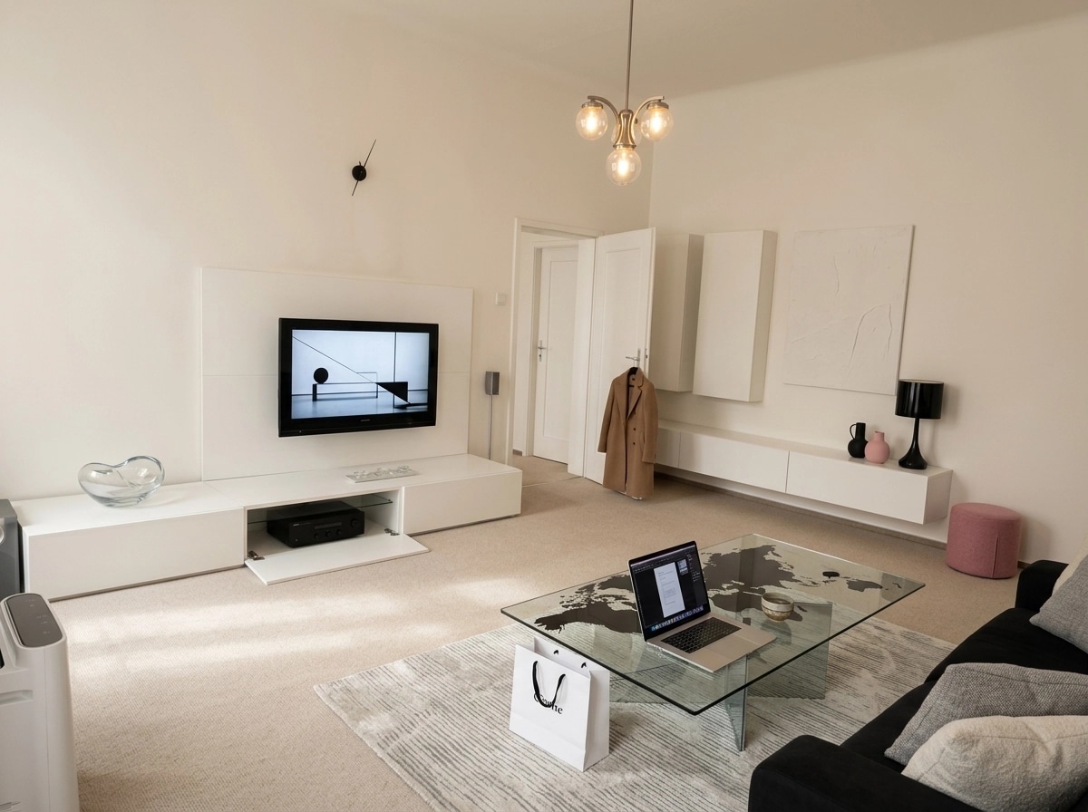 Minimalism Living Room design — interior photo by GenRoom AI