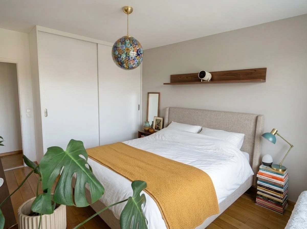 Mid-Century Modern Quarto design — interior photo by GenRoom AI