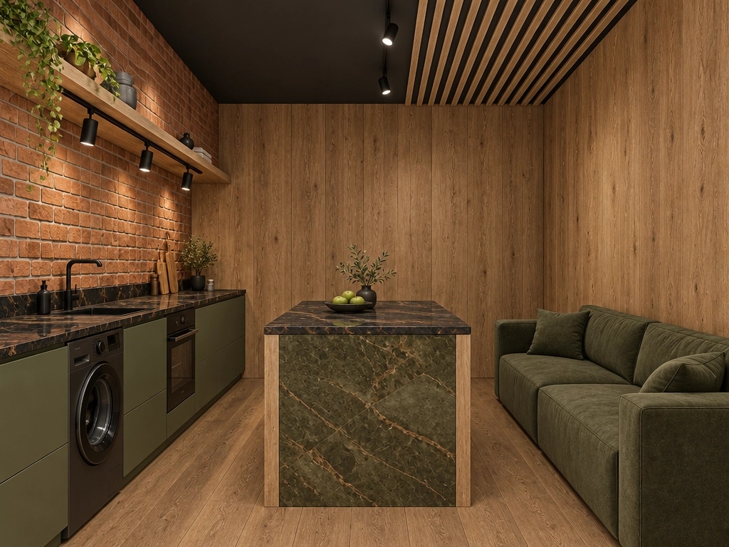 Kitchen interior in no_style style — photo by GenRoom AI