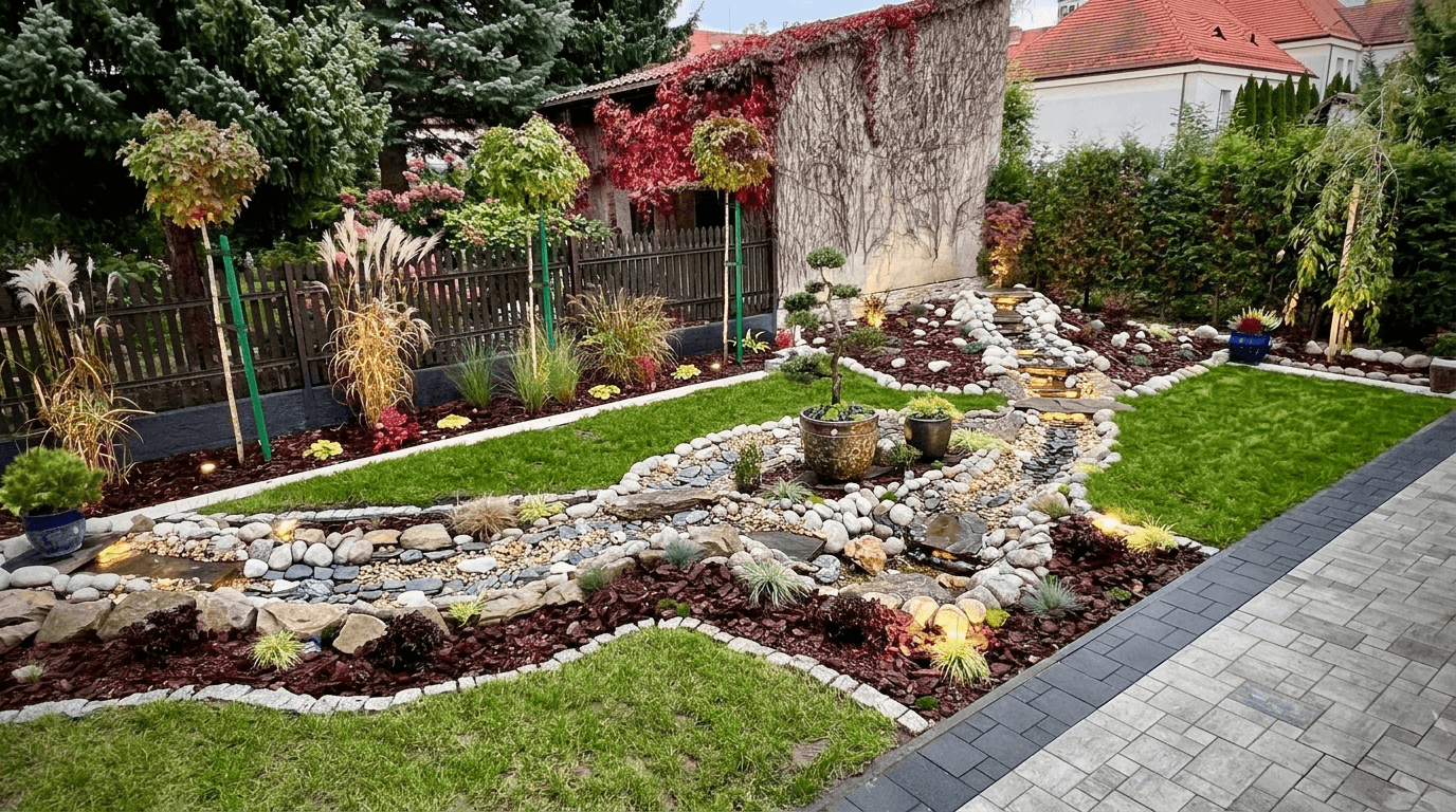 Contemporary Yard Yard design — yard photo by GenRoom AI