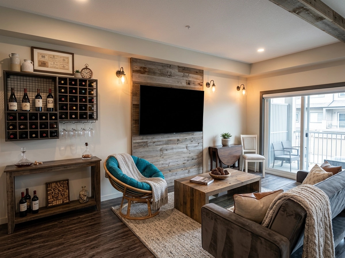 Modern Farmhouse Living Room design — interior photo by GenRoom AI