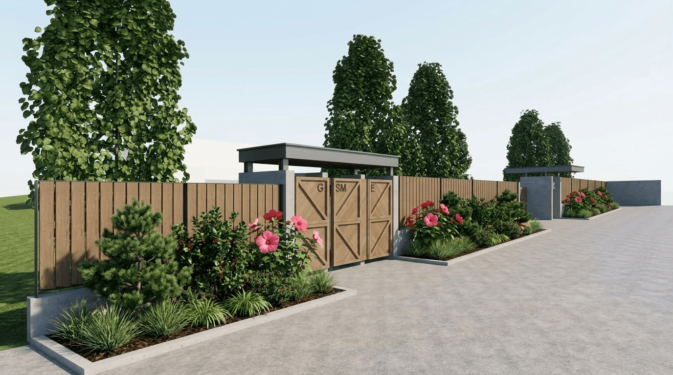 Yard design in no_style style — photo by GenRoom AI