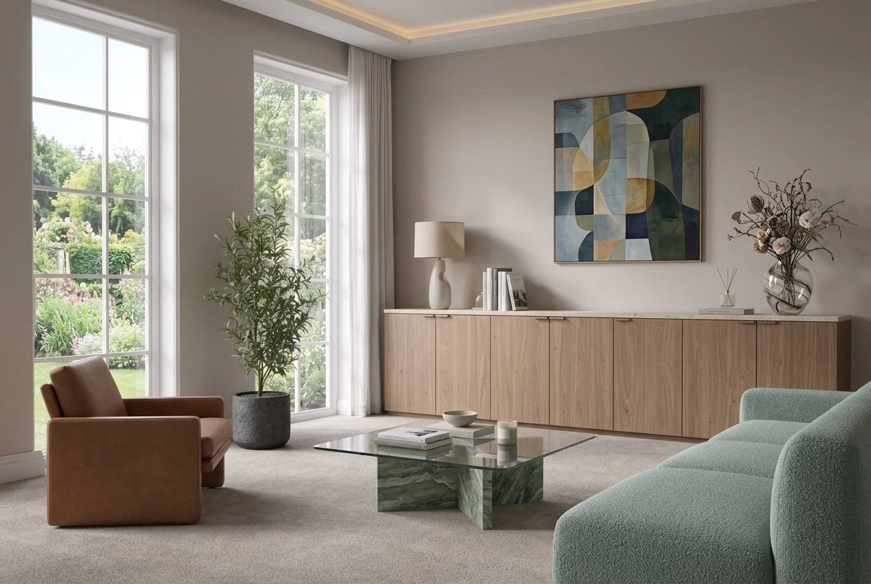 Interior design in Contemporary style — Living Room by GenRoom AI
