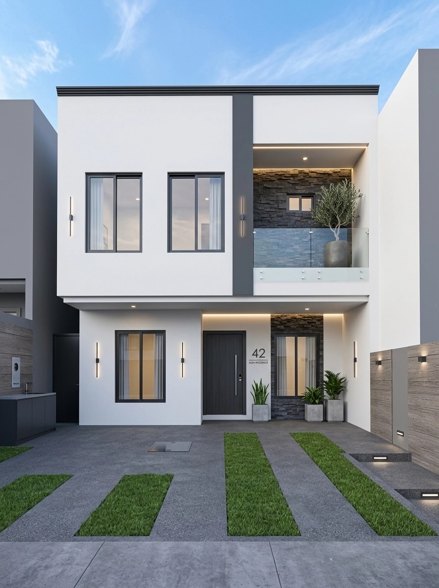 Minimalist Facade Facade design — facade photo by GenRoom AI