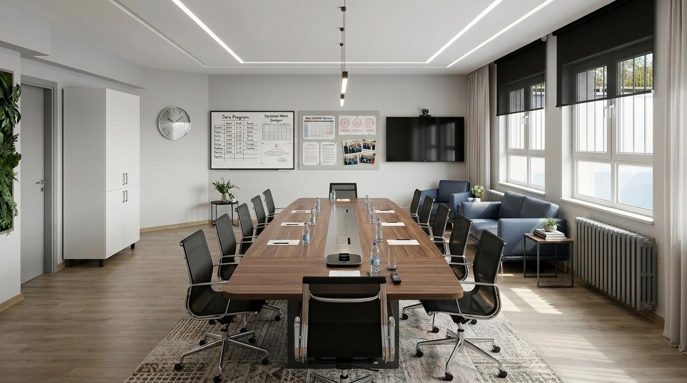 Interior design in Contemporary style — meeting_room by GenRoom AI