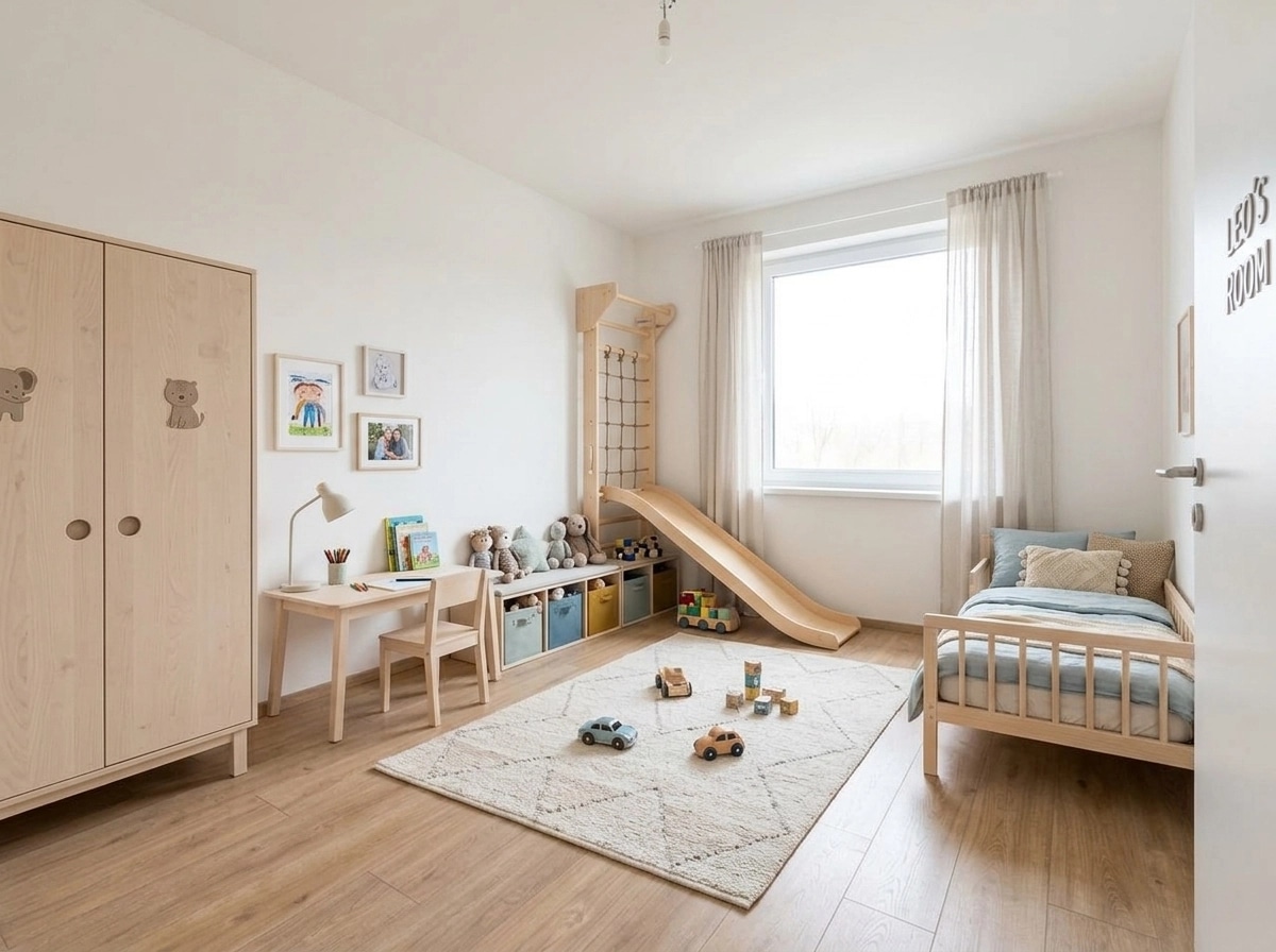 Interior design in Scandinavian style — Kids Room by GenRoom AI