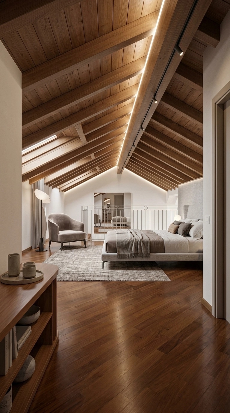 Interior design in Contemporary style — attic by GenRoom AI