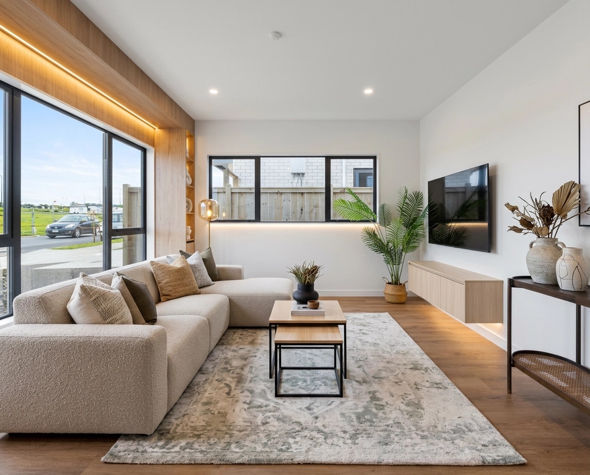 Scandinavian Living Room design — interior photo by GenRoom AI