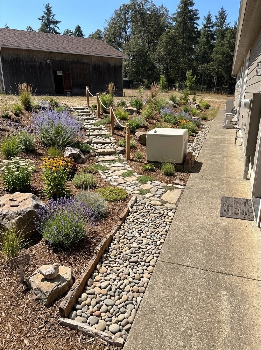 Yard design in no_style style — photo by GenRoom AI