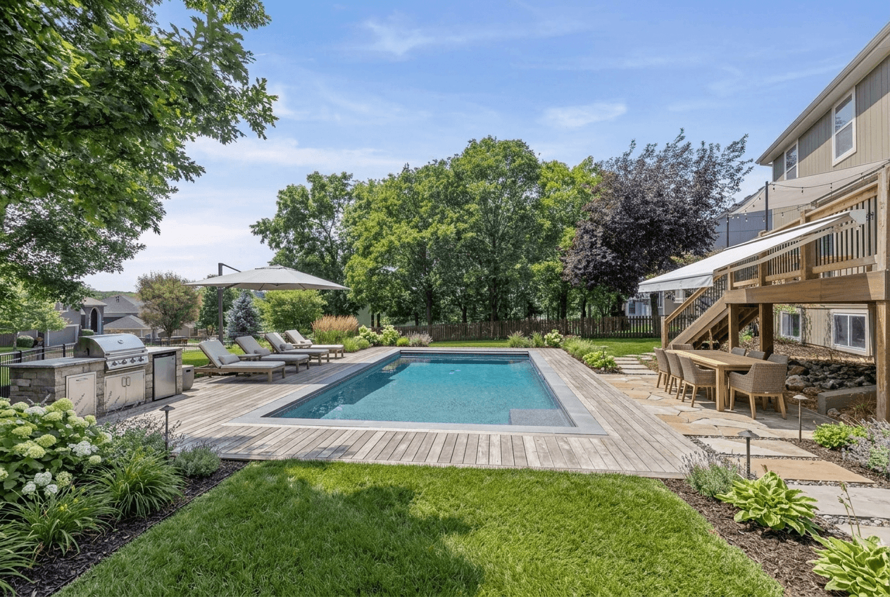 Yard design in no_style style — photo by GenRoom AI