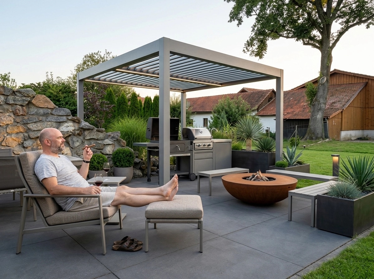 Landscape design in Contemporary Yard style — Yard by GenRoom AI