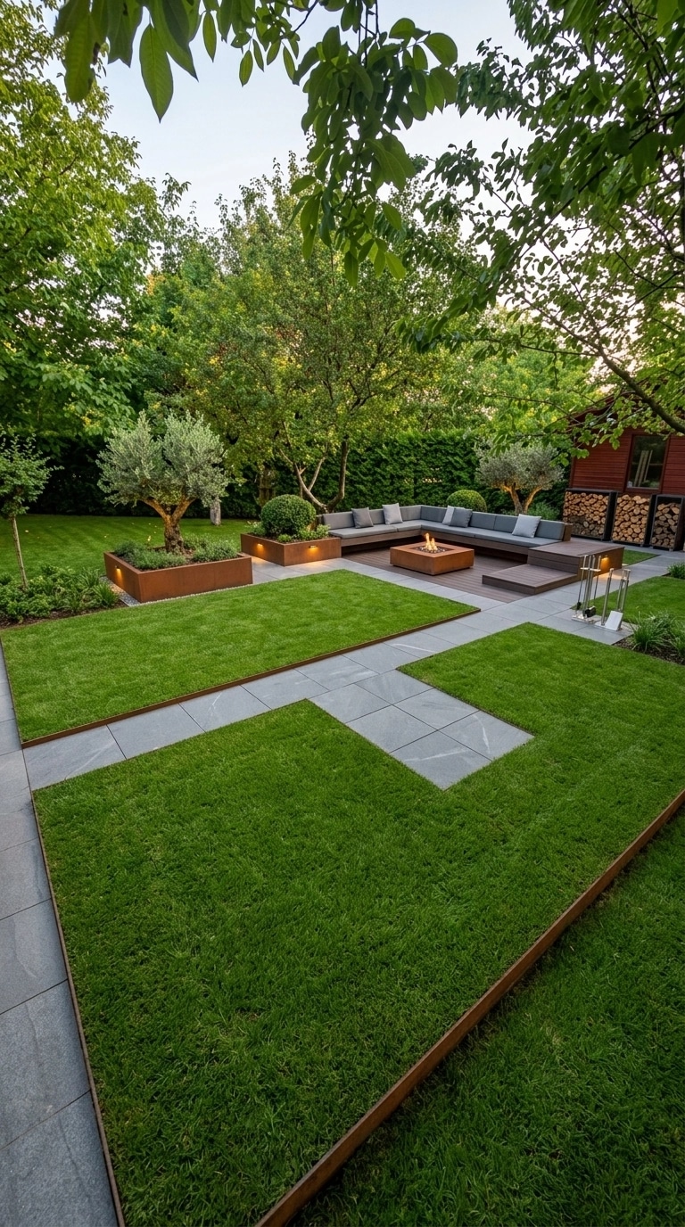 Landscape design in Contemporary Yard style — Yard by GenRoom AI