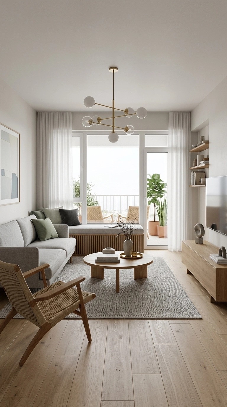 Scandinavian Living Room design — interior photo by GenRoom AI