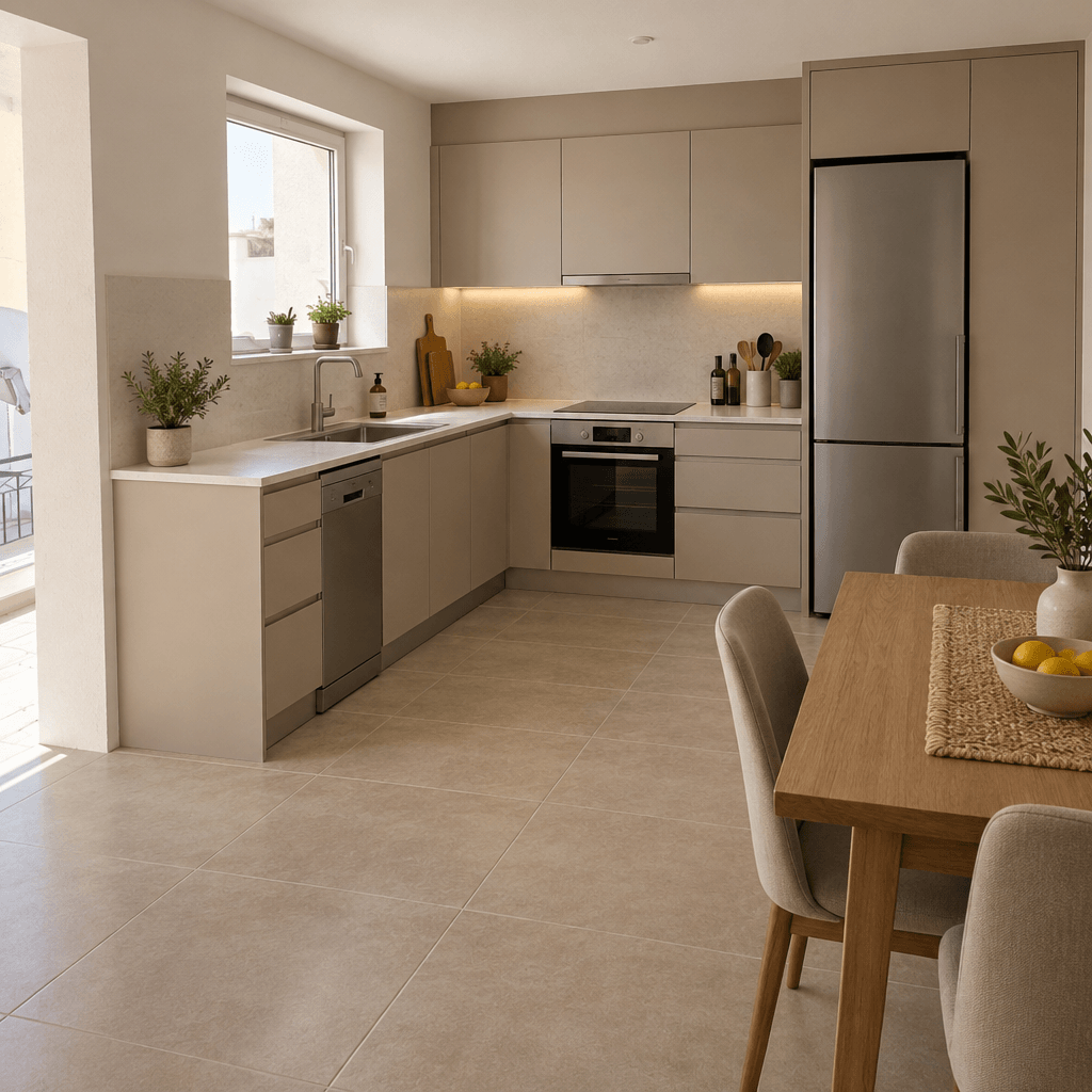 Kitchen interior in no_style style — photo by GenRoom AI