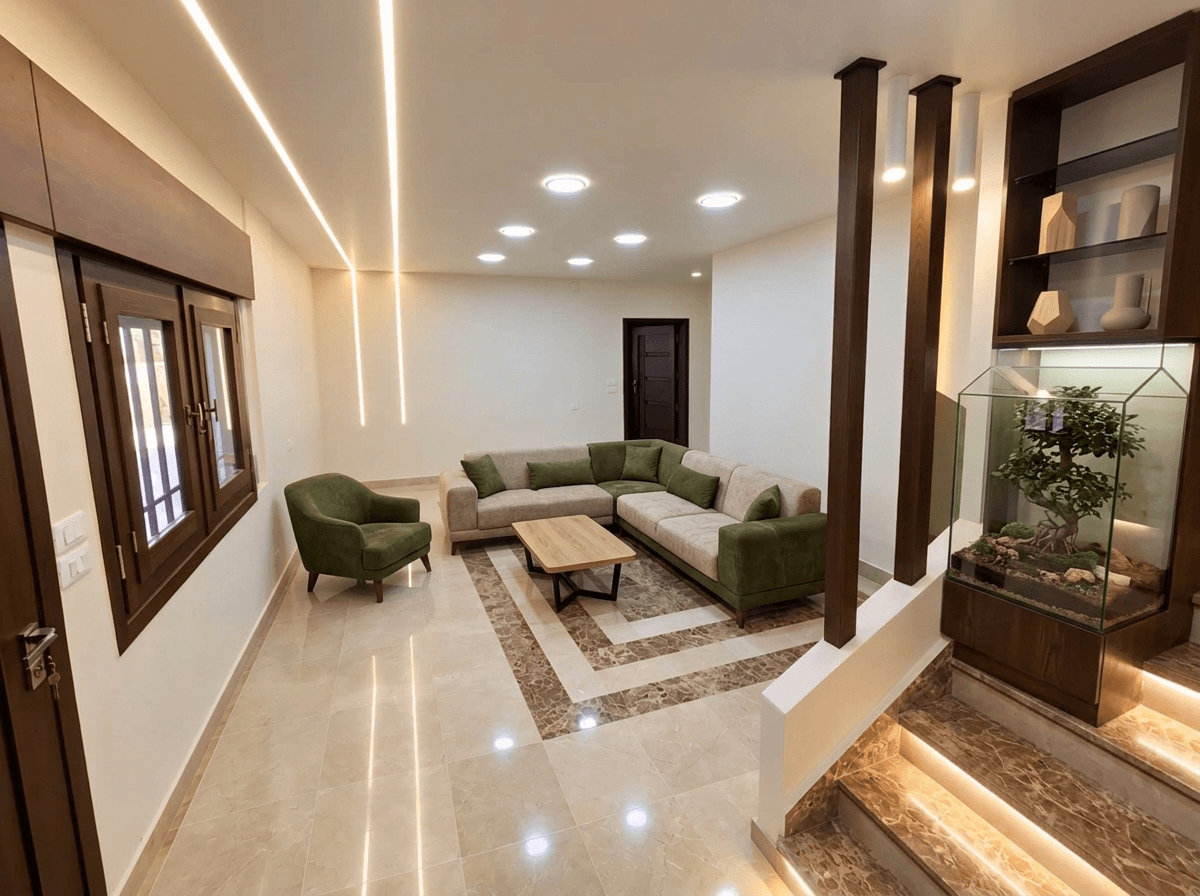 Hallway interior in no_style style — photo by GenRoom AI