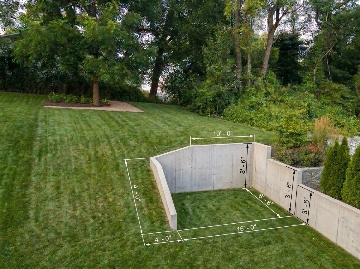Landscape design in Minimalist Yard style — Yard by GenRoom AI