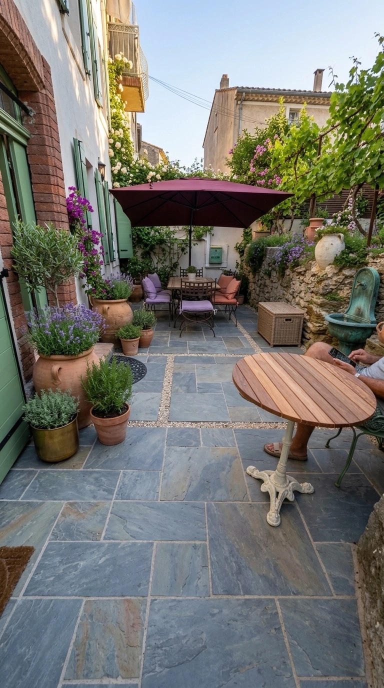 Landscape design in Provence Garden style — Yard by GenRoom AI
