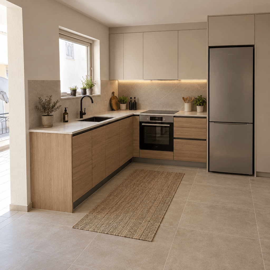 Interior design in Contemporary style — Kitchen by GenRoom AI