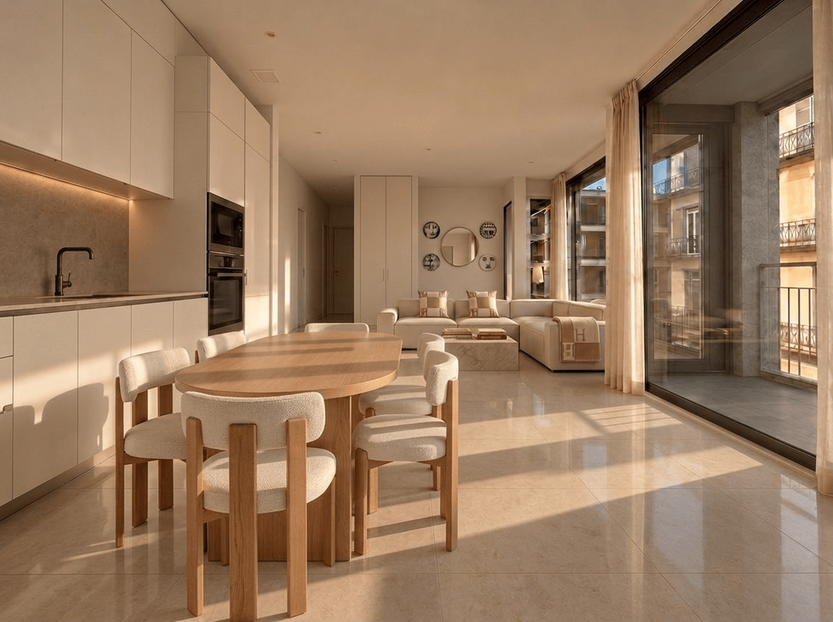 Interior design in Scandinavian style — Kitchen by GenRoom AI