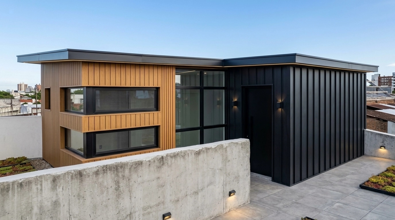 Contemporary Facade Fasad design — facade photo by GenRoom AI
