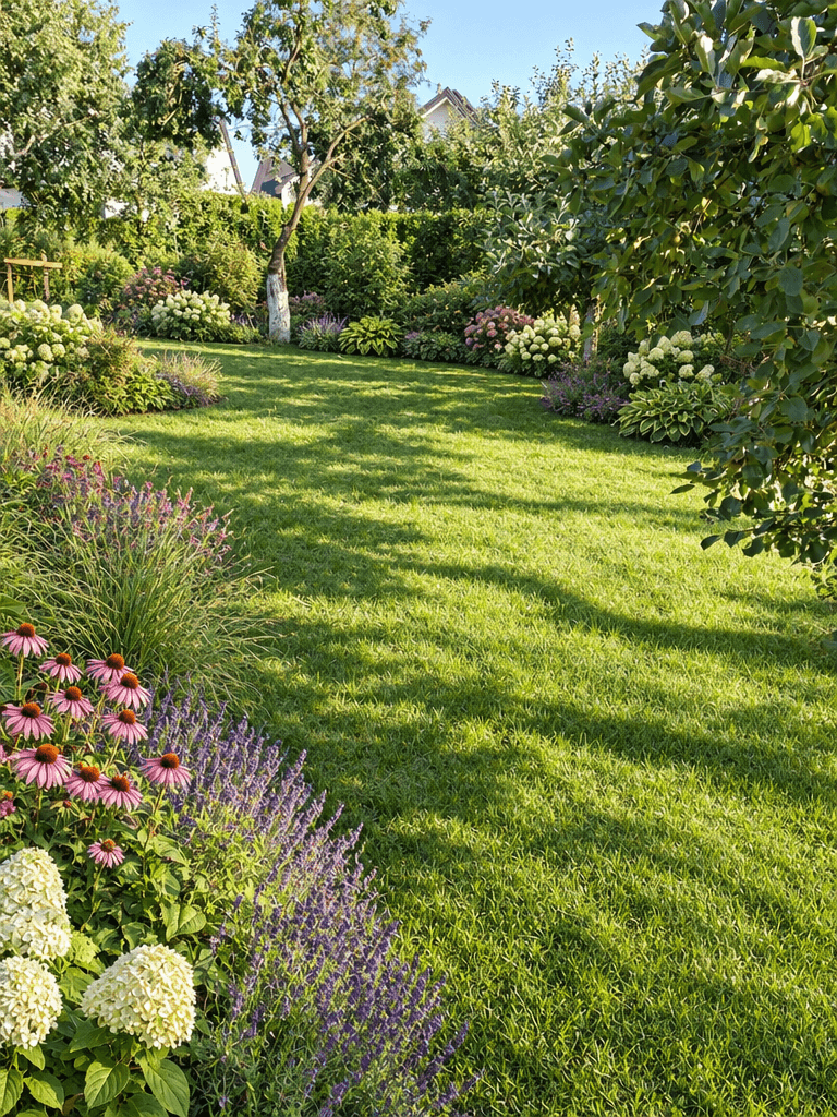 Peyzaj tasarımı Country Rustic Garden stili — Bahçe GenRoom AI