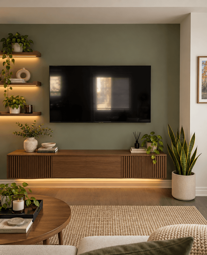 Interior design in Contemporary style — Living Room by GenRoom AI