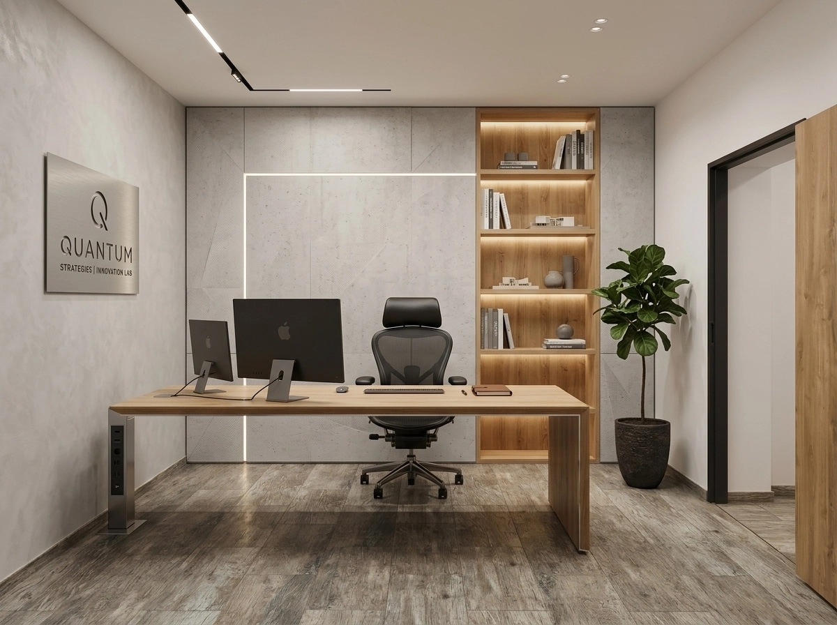 Interior design in Contemporary style — office_space by GenRoom AI