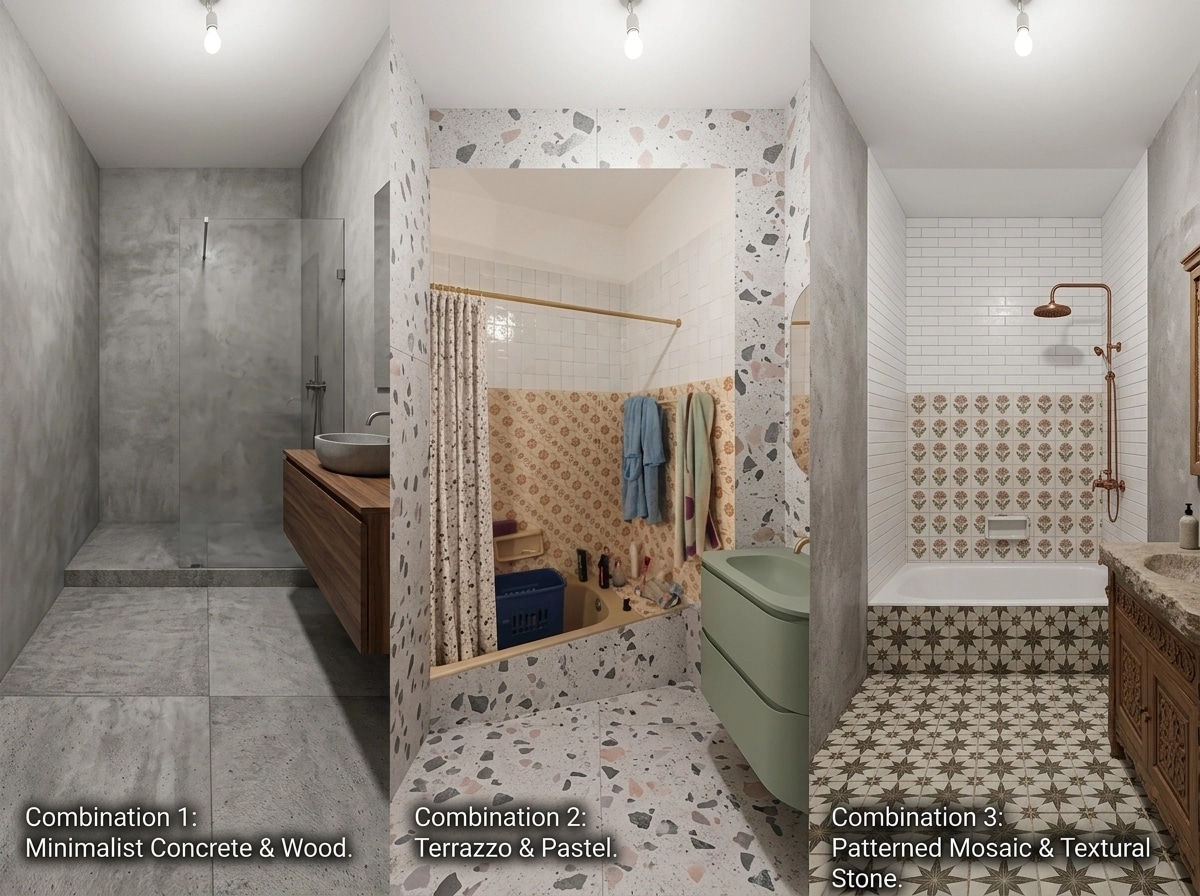 Bathroom interior in no_style style — photo by GenRoom AI