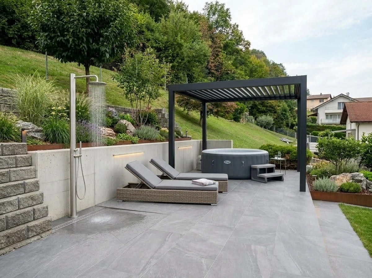 Contemporary Yard Yard design — yard photo by GenRoom AI