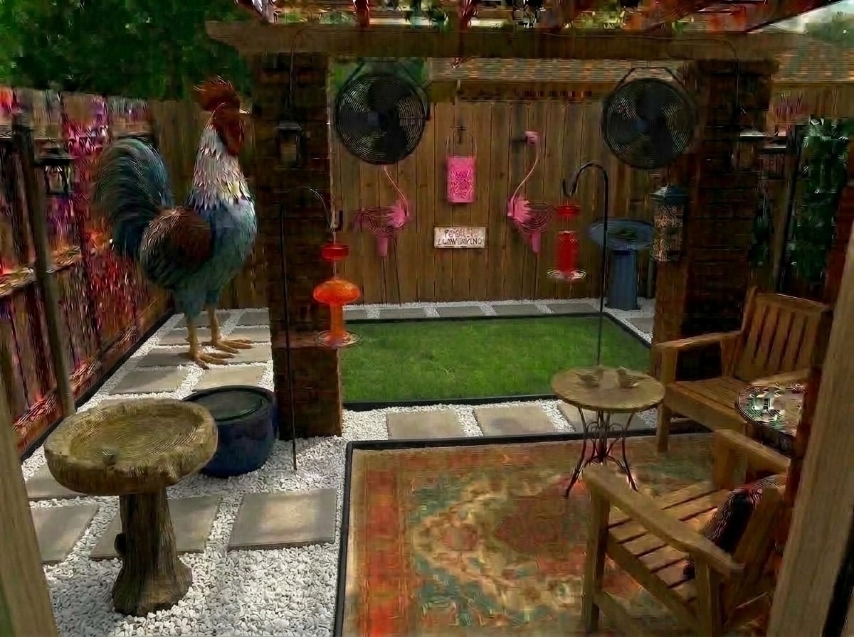 Landscape design in Mediterranean Yard style — Yard by GenRoom AI