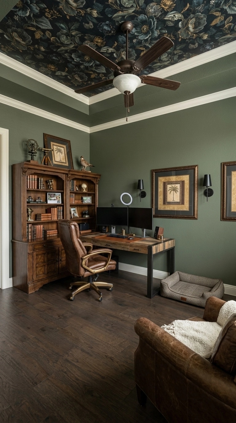 Interior design in Modern Farmhouse style — Office by GenRoom AI