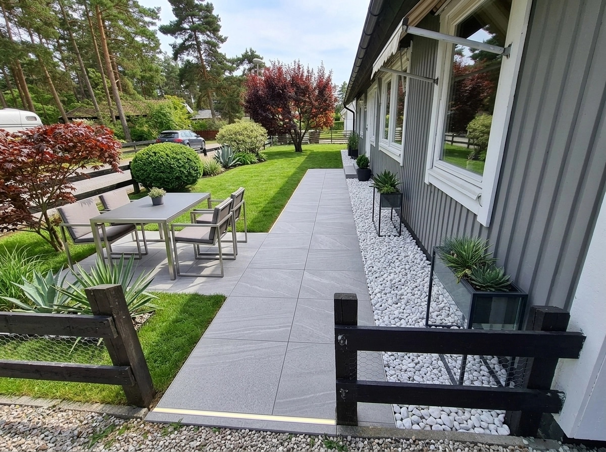 Landscape design in Contemporary Yard style — Yard by GenRoom AI