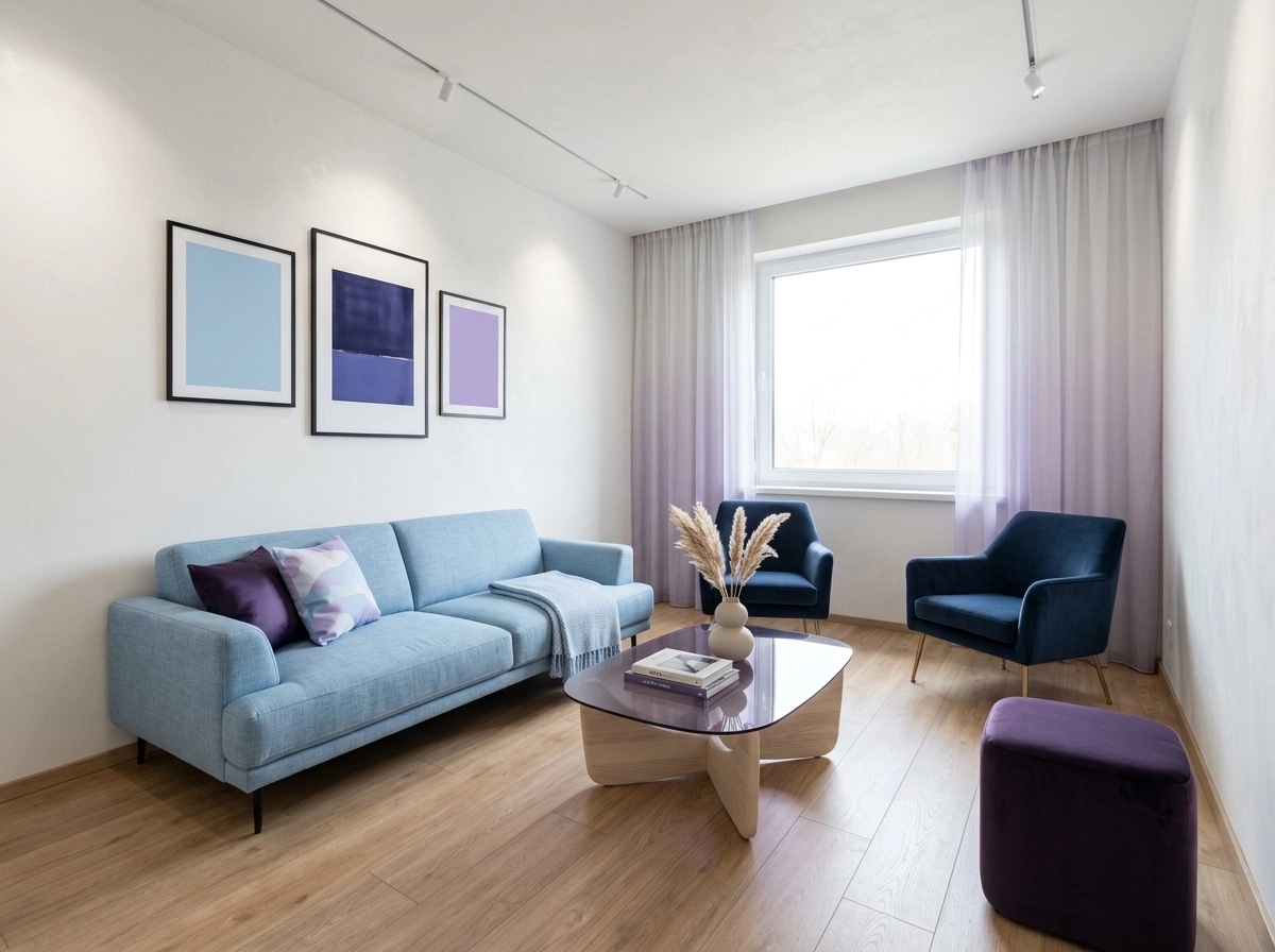 Interior design in Contemporary style — Living Room by GenRoom AI