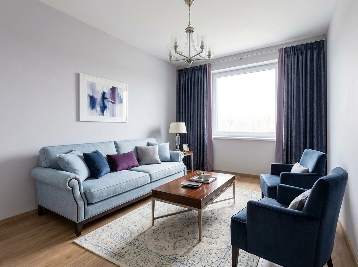 Transitional Living Room design — interior photo by GenRoom AI