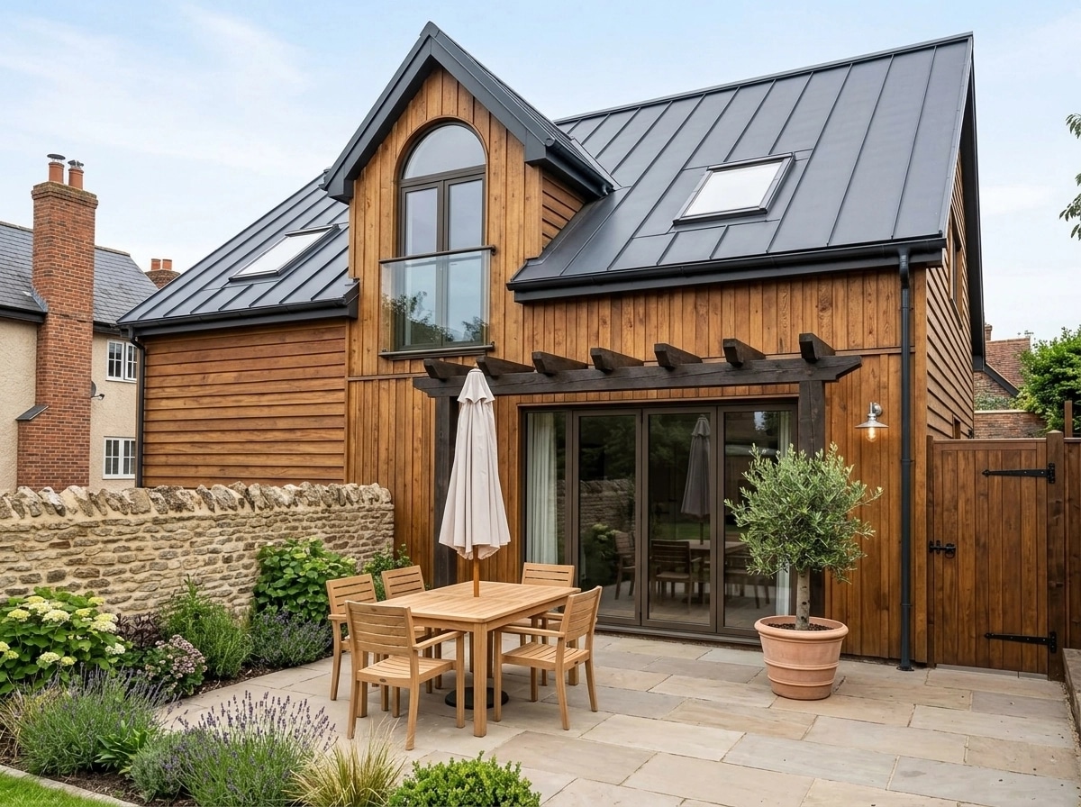 Facade design in Barnhouse Facade style — Facade by GenRoom AI