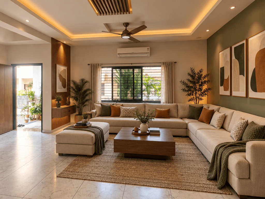 Interior design in Contemporary style — Living Room by GenRoom AI