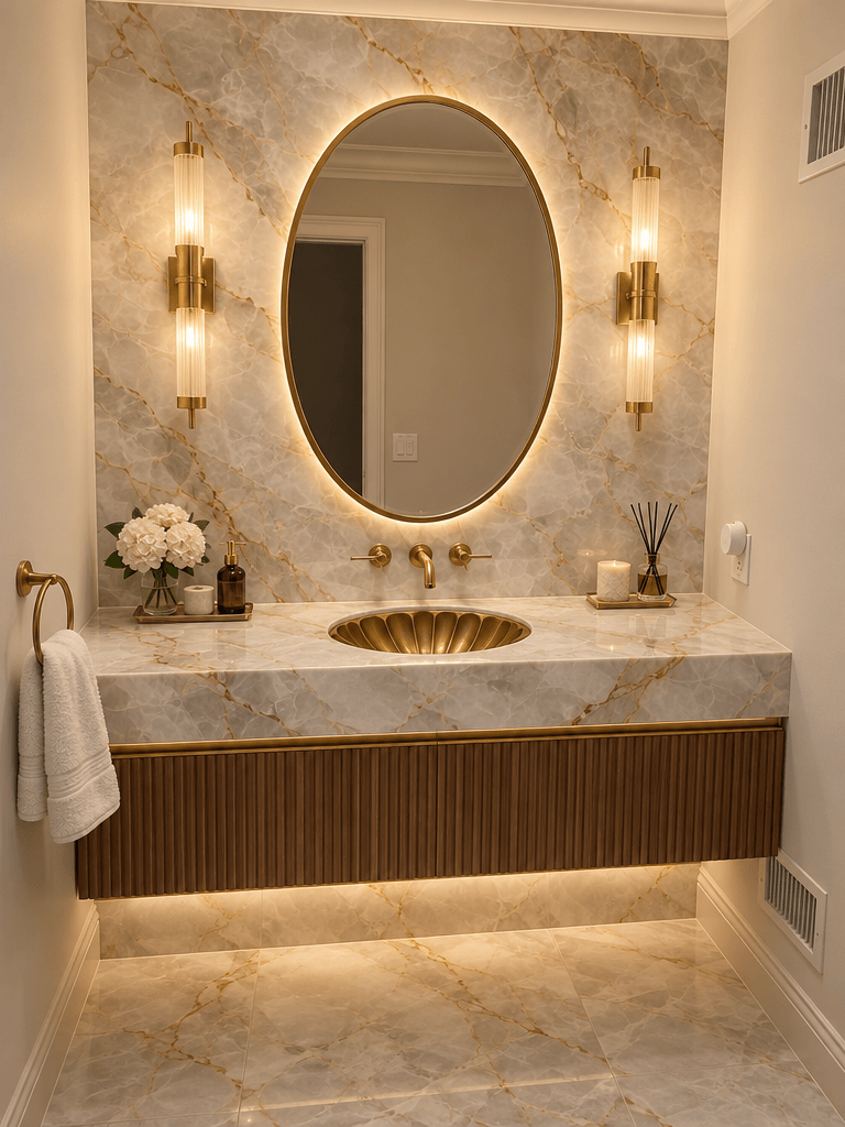Bathroom interior in no_style style — photo by GenRoom AI