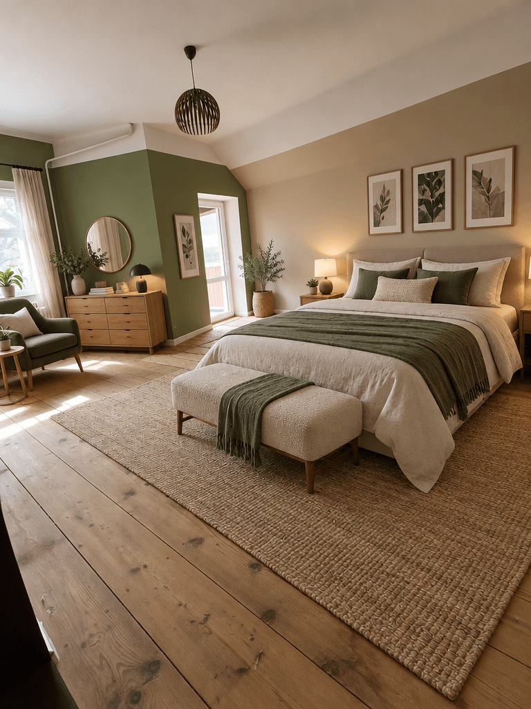 Contemporary Bedroom design — interior photo by GenRoom AI