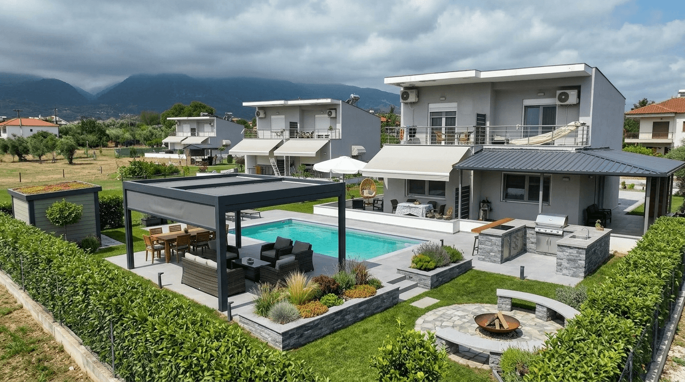 Yard design in no_style style — photo by GenRoom AI