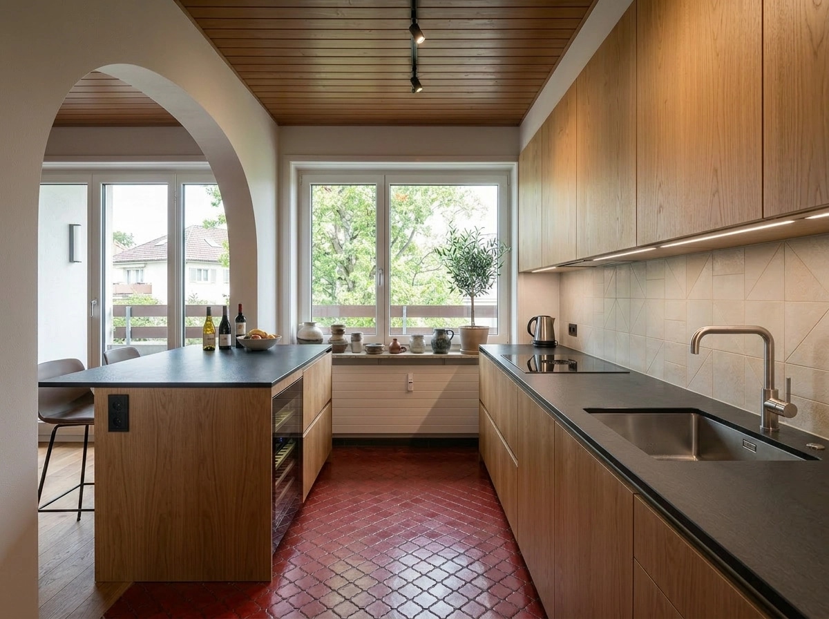Interior design in Contemporary style — Kitchen by GenRoom AI
