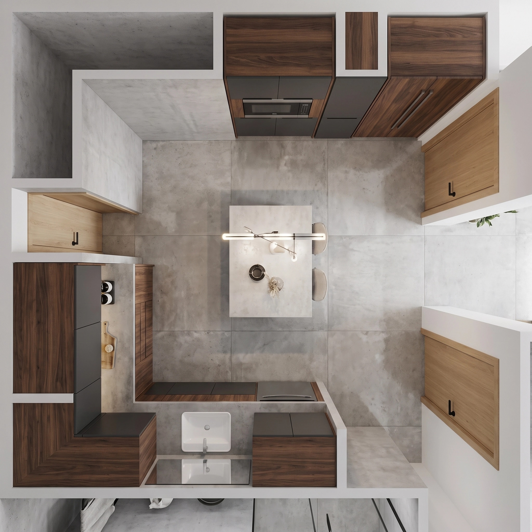 Interior design in Contemporary style — Living Room by GenRoom AI