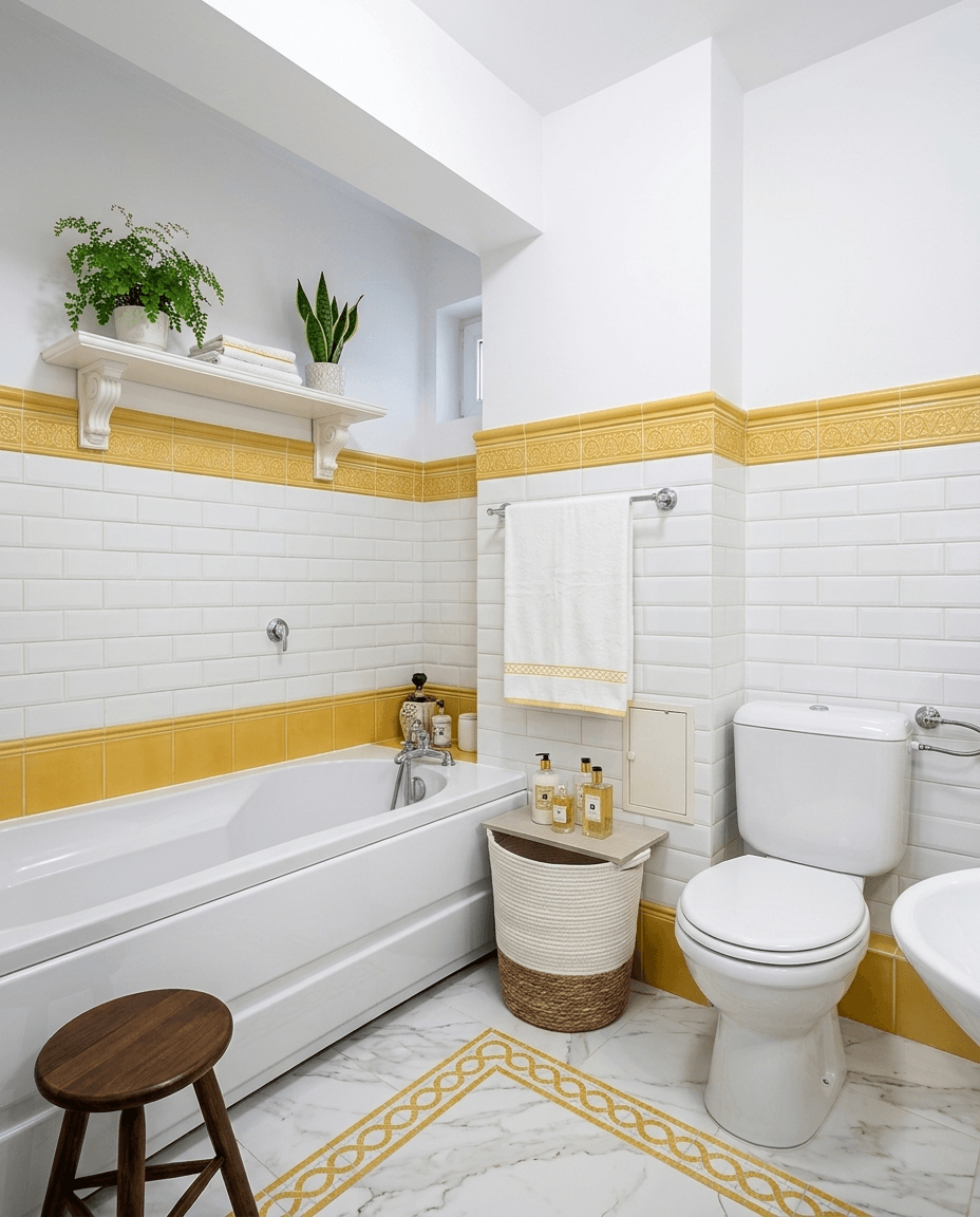 Interior design in Neoclassic style — Bathroom by GenRoom AI