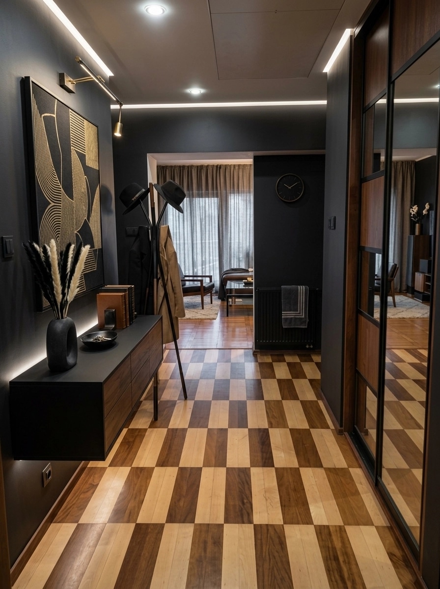 Interior design in Contemporary style — Hallway by GenRoom AI