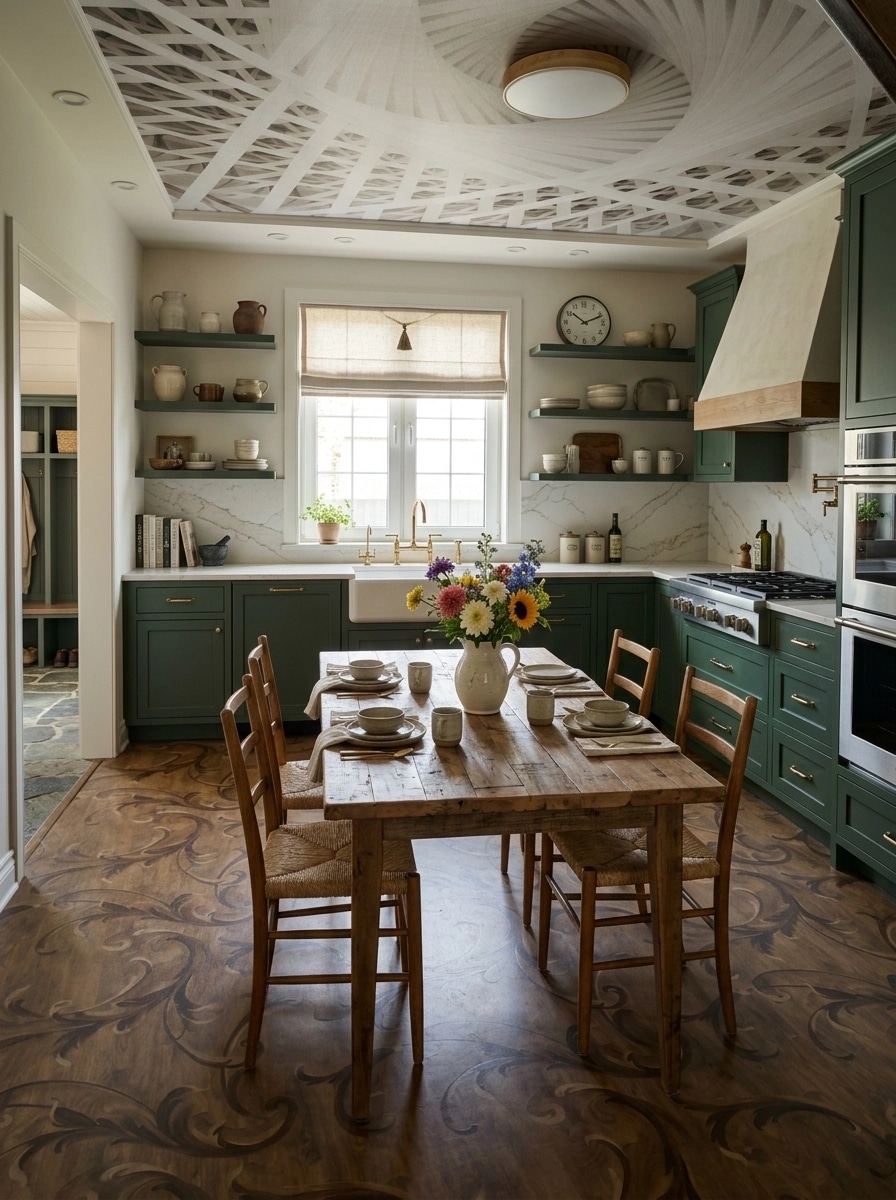 Modern Farmhouse Kitchen design — interior photo by GenRoom AI
