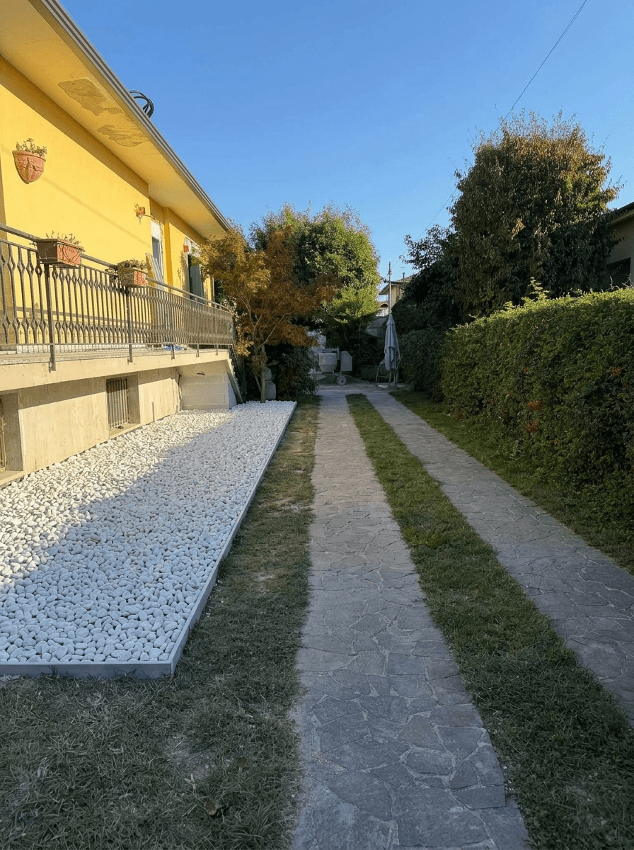 Yard design in no_style style — photo by GenRoom AI
