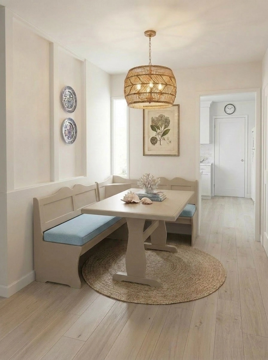 Interior design in Coastal / Hamptons style — dining_room by GenRoom AI