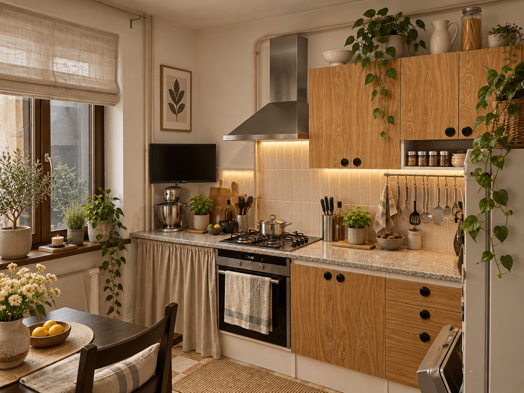 Kitchen interior in Contemporary style — photo by GenRoom AI