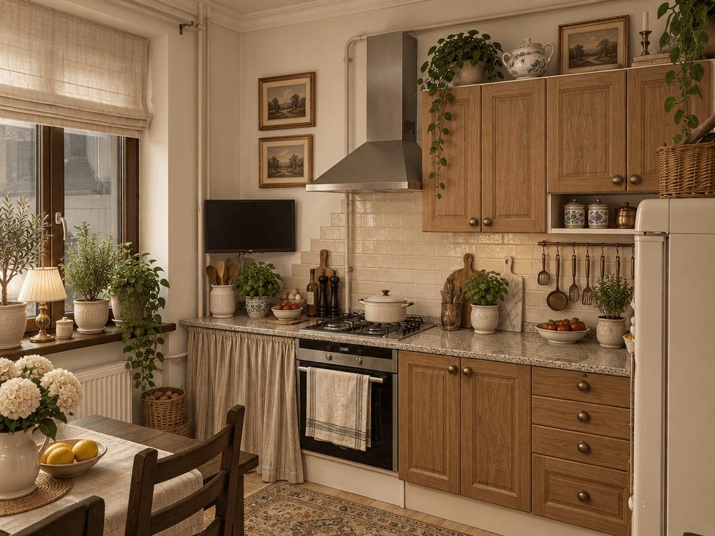 Kitchen interior in Classic style — photo by GenRoom AI