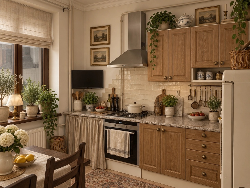 Kitchen interior in Classic style — photo by GenRoom AI
